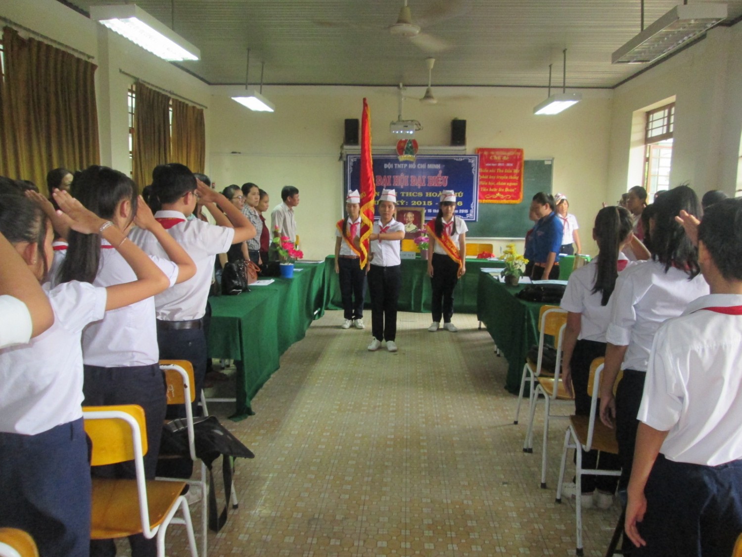 Trường THCS Hòa Phú tổ chức đại hội liên đội