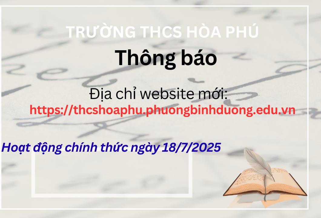 Thong bao thay doi dia chi web